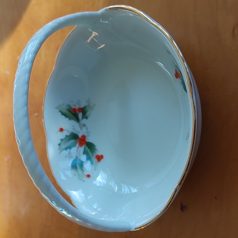 All the Trimmings Holly 4" Serving Bowl